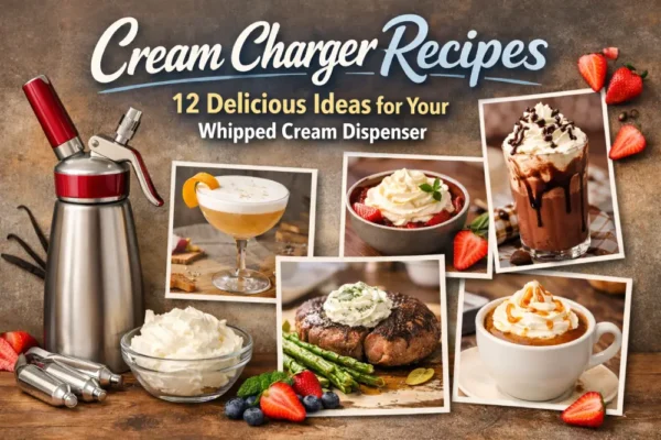 Cream Charger Recipes- 12 Delicious Ideas for Your Whipped Cream Dispenser