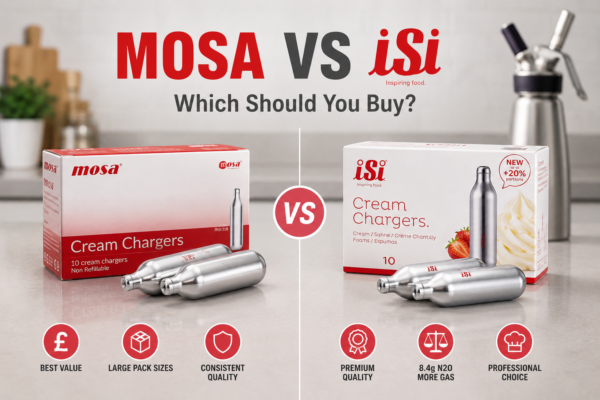 Mosa vs iSi Cream Chargers- Which Should You Buy